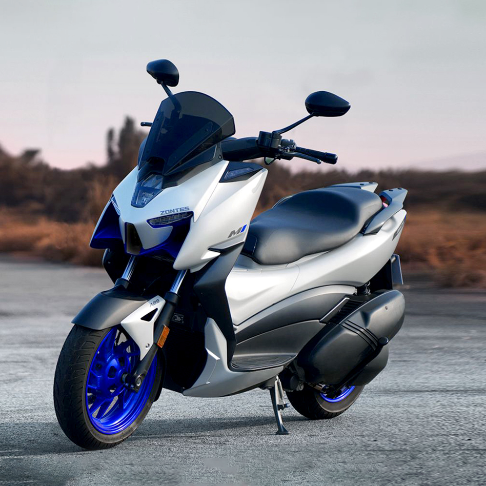 Zontes M350 scooter equipamiento completo